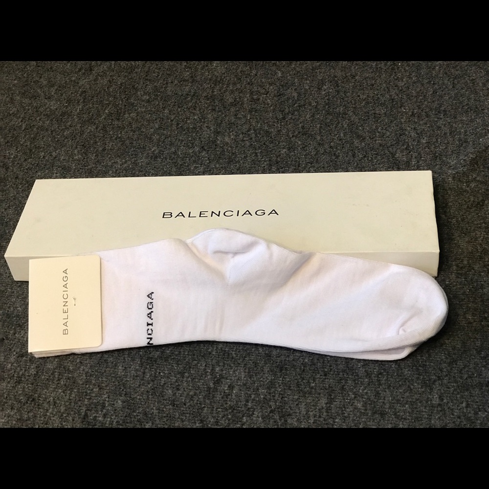 Balenciaga white socks 9/10 condition